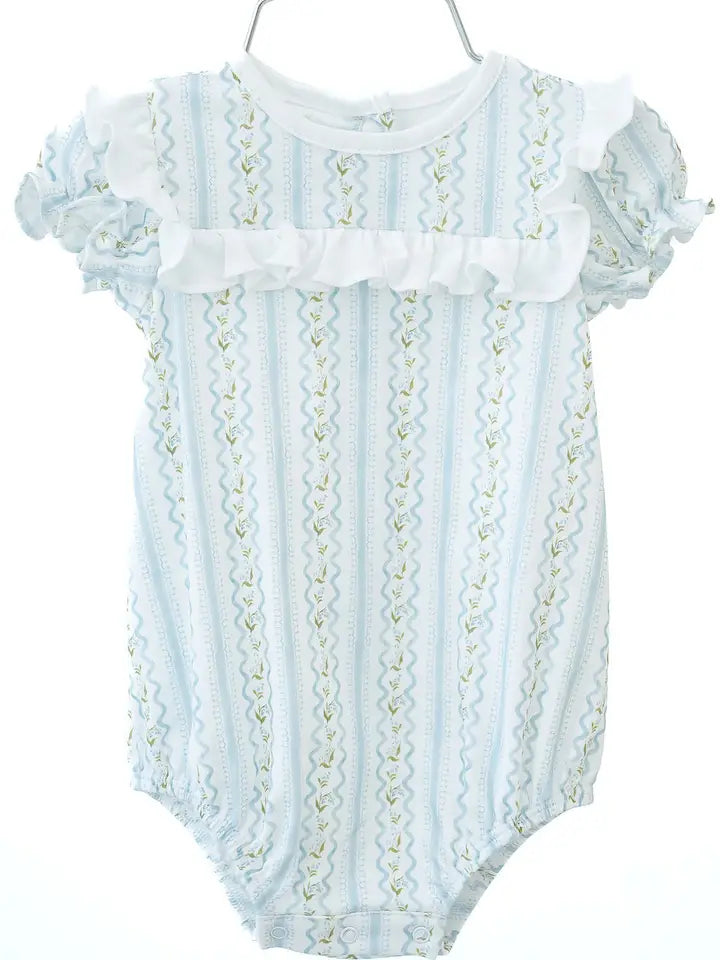 Lily Trellis Pima Ruffle Bubble