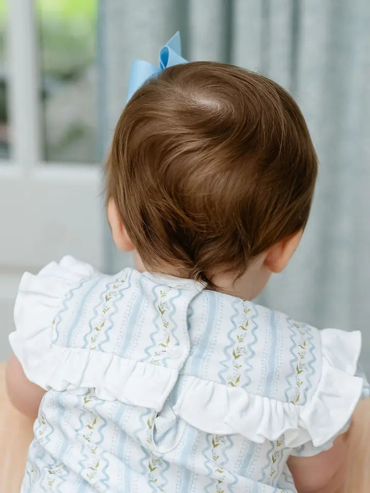 Lily Trellis Pima Ruffle Bubble