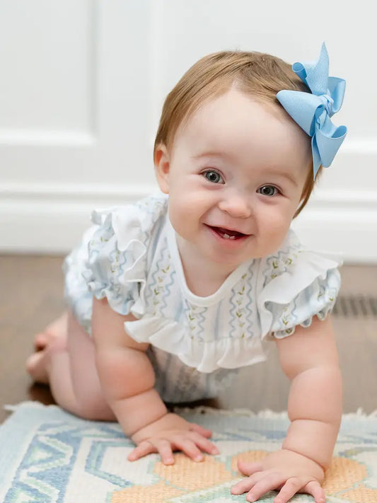 Lily Trellis Pima Ruffle Bubble